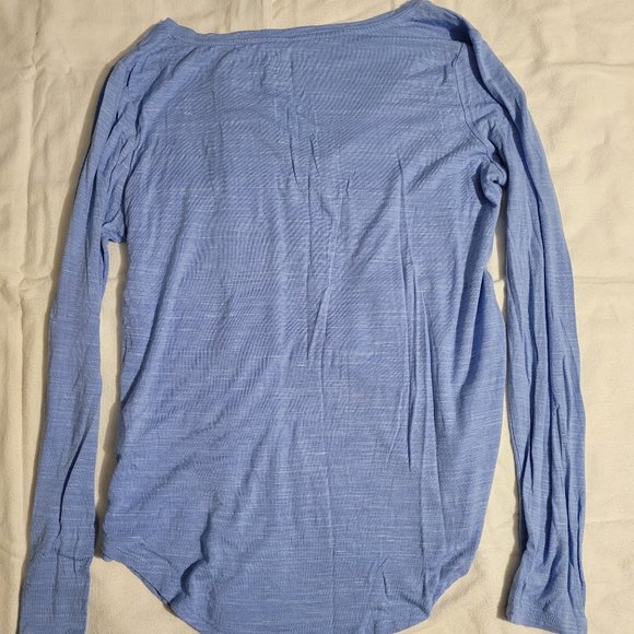 SO blue long sleeve shirt in a size large - Picture 4 of 4